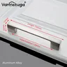 Poignée meuble moderne aluminium brossé argenté profil… – vue 6