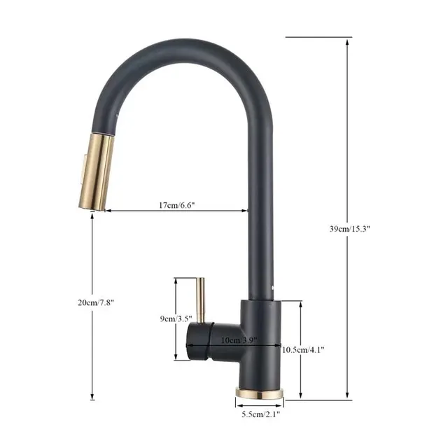 Robinet de cuisine tactile intelligent – vue 4