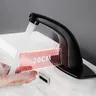 Robinet de lavabo intelligent à capteur noir mat – vue 3