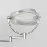 Miroir de maquillage mural à LED avec prise – vue 5