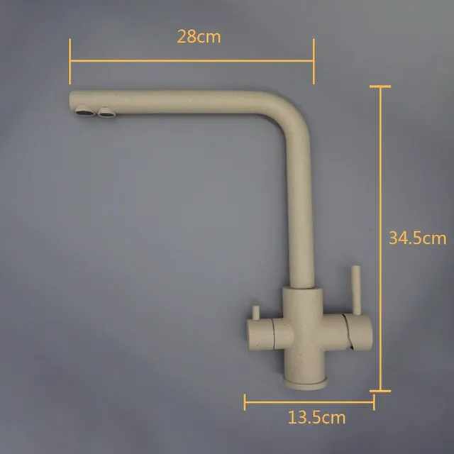 Robinet de cuisine filtré noir – vue 5