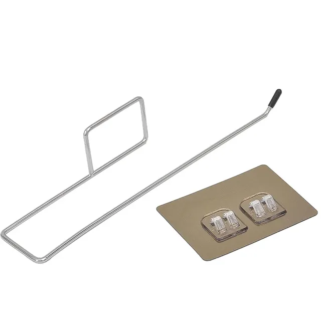 Porte-papier hygiénique adhésif pour salle de bain – vue 5
