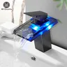 Robinet d'évier de lavabo cascade à couleur changeante… – vue 2
