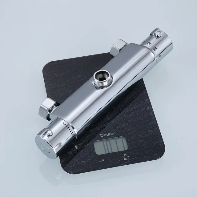 Robinet de douche thermostatique finition chromée – vue 7