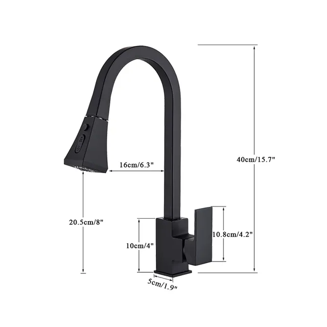 Robinets de cuisine en acier inoxydable – vue 5