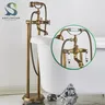 Robinet colonne bain douche îlot rétro victorien bronze… – vue 1