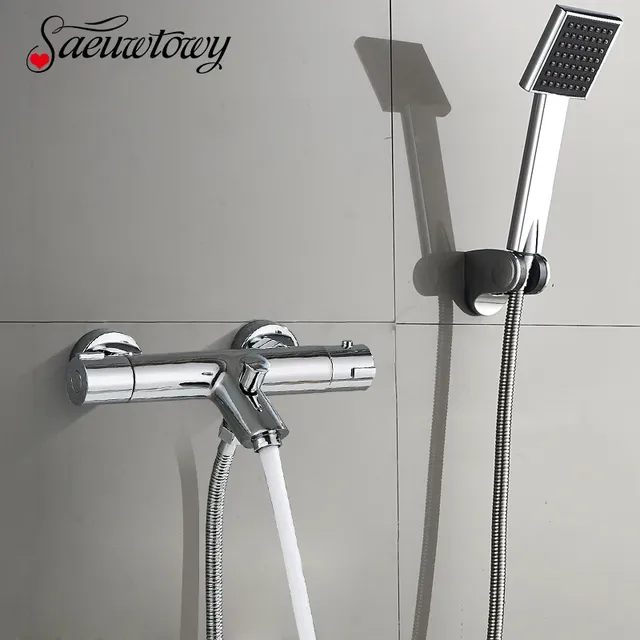 Ensemble de robinets de douche thermostatiques muraux de…