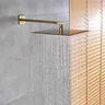 Pommeau douche carré extra plat grand format effet pluie… – vue 2