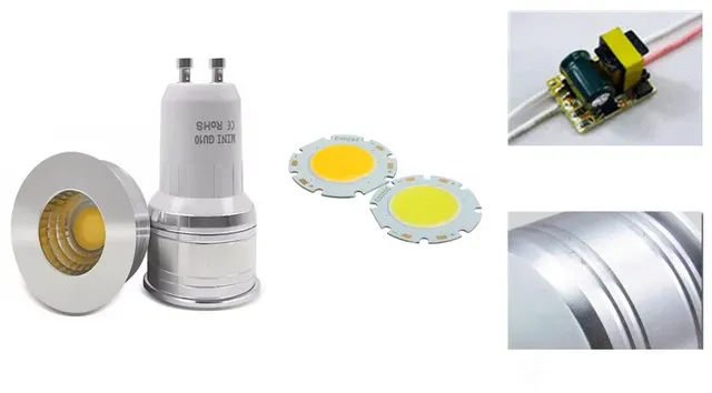 Ampoule LED 35mm variable MR11 COB 5w DC 12v AC LED… – vue 5