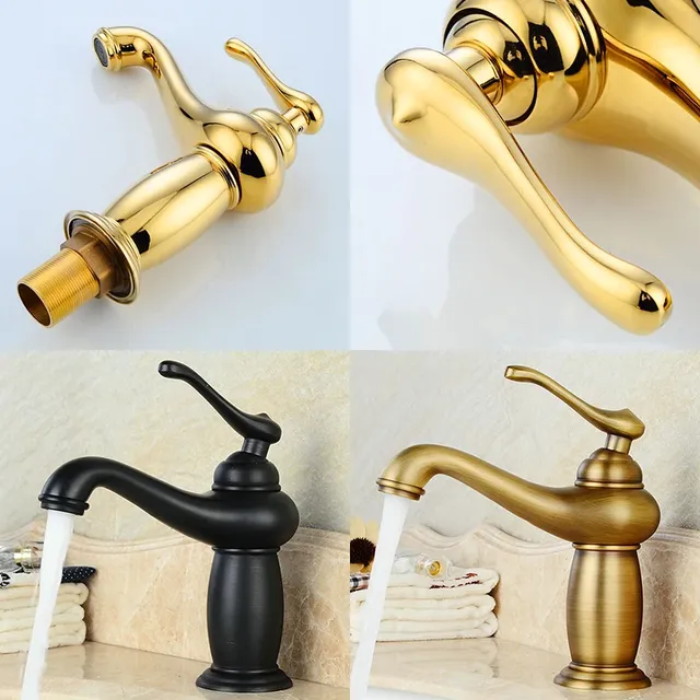 Robinet de salle de bains finition Bronze Antique – vue 7