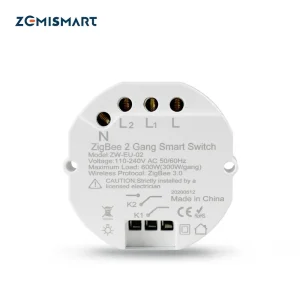 Commutateur WiFi Zigbee 3.0, mini disjoncteur de lumière intelligent bricolage, technologie fonctionne avec Tuya SmartThings, Alexa, Echo, Google Home, 1/2 voies Commutateur WiFi Zigbee 3.0, mini disjoncteur de lumière intelligent bricolage, technologie fonctionne avec Tuya SmartThings, Alexa, Echo, Google Home, 1/2 voies