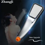 Zhang Ji – pommeau de douche à main, épais, haute pression, 300 trous, buse améliorée, économie d&rsquo;eau, Durable, haute qualité