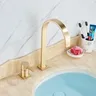 Robinet de lavabo doré brossé 5 couleurs à poignée… – vue 6