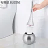 Ensemble de porte-brosse avec base en acier inoxydable – vue 3