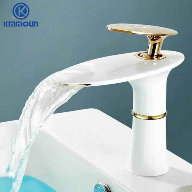 Robinet de lavabo mélangeur chaud et froid – vue 5
