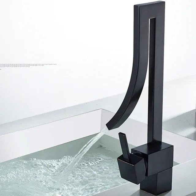 Robinet de lavabo chromé brillant – vue 4