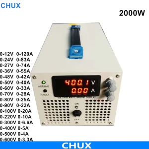 Alimentation de commutation 2000W, 0-12V 24V 27V 36V 48V 50V 60V 70V 80V 90V 100V 110V 220V 300V 400V, tension réglable