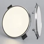 Plafonnier LED à Intensité Réglable, Étanche IP40, 5/7/9/12W, Luminaire Encastrable Moderne et Ultra-Mince, Idéal pour un Salon ou une Chambre à Coucher