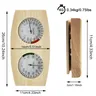 Sauna thermomètre hygromètre analogique double cadran… – vue 5