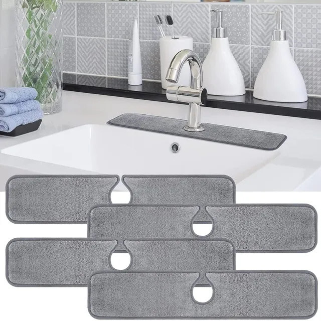 Tapis anti-éclaboussures pour évier de cuisine