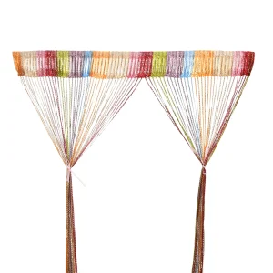 Panneau de porte et fenêtre décoratif, moustiquaire à franges, panneau de salon, rideaux perlés, décoration de la maison