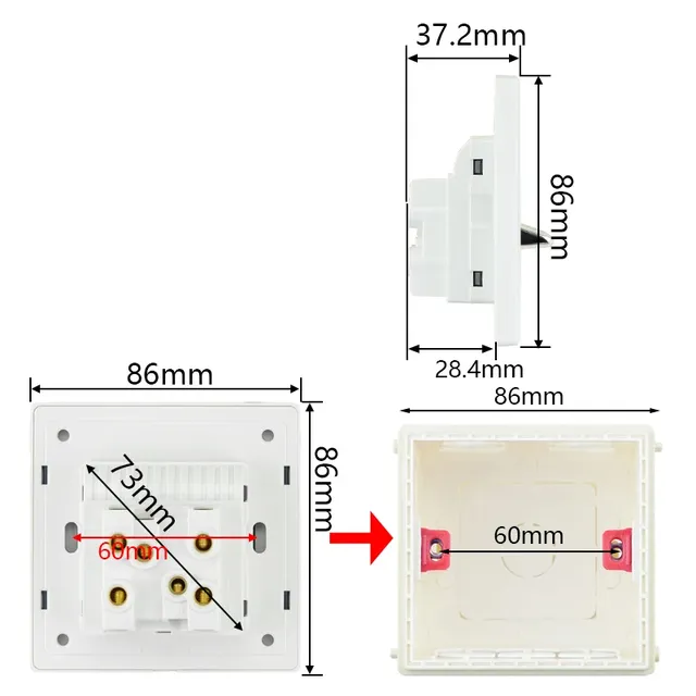 Joli mural avec indicateur LED – vue 2