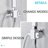 Robinet de douche mural chromé HOF/05 – vue 5
