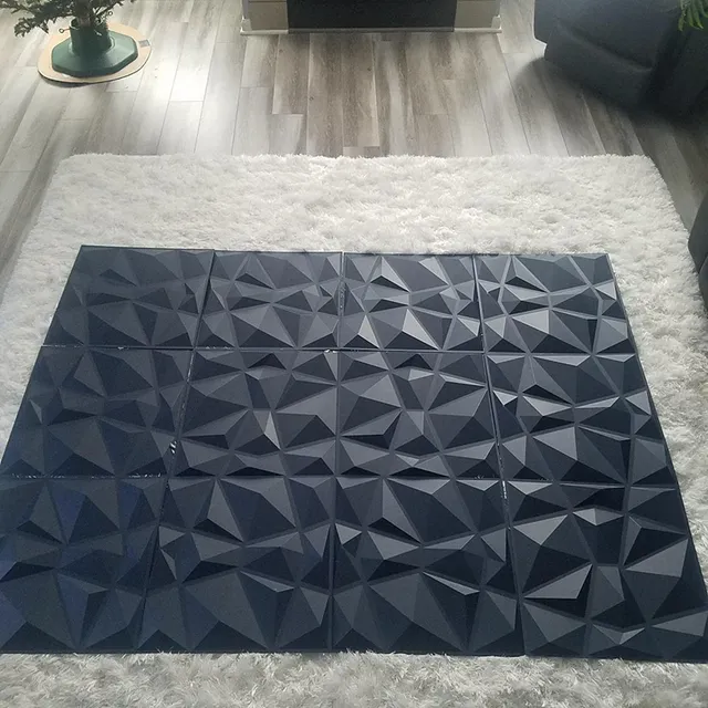 Panneaux muraux décoratifs 3D en diamant – vue 5