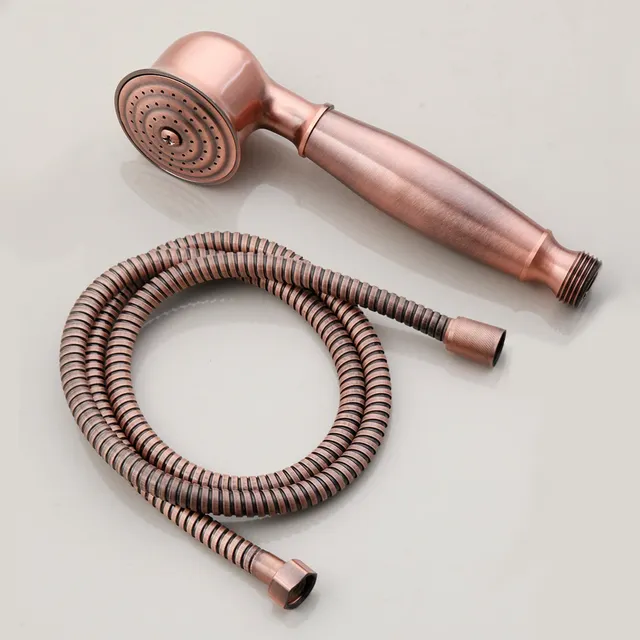 Pommeau douche main antique laiton cuivre brossé rond…