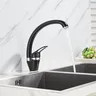 Mitigeur évier cuisine laiton bec haut pivotant rotatif… – vue 3