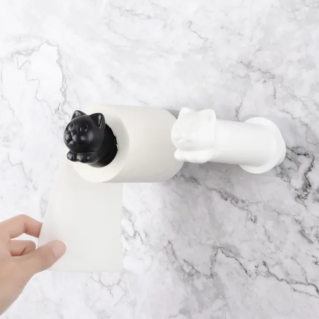 Porte-papier hygiénique en forme de chat – vue 4