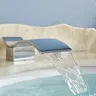 Bec de salle de bains chromé de luxe – vue 2