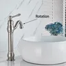 Anitque robinet de lavabo de salle de bains en laiton – vue 6