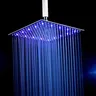 Pommeau de douche de luxe chromé à LED en…