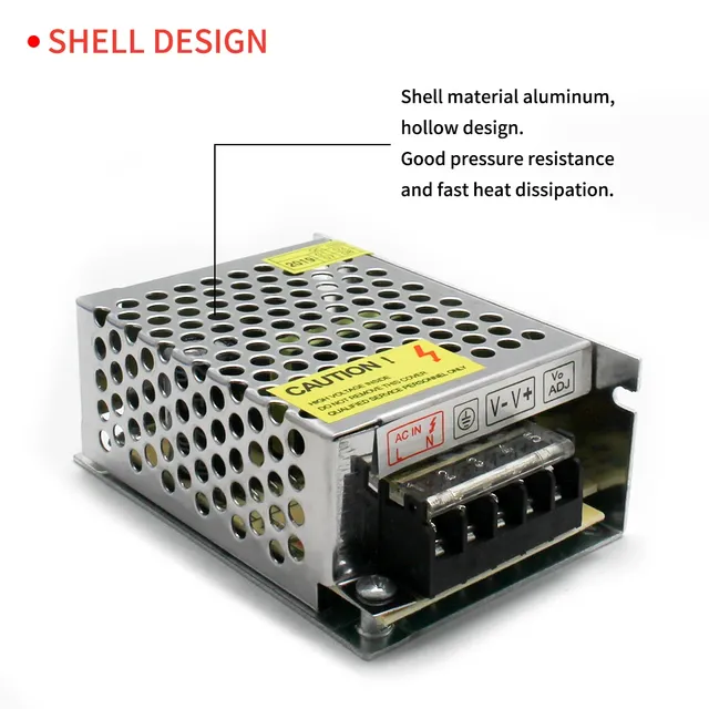 Alimentation à découpage AC-DC 220V à 5V 12V 24V – vue 3