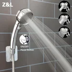 Pommeau de douche de bain universel, haute pression, pluie, 3 Modes réglables, économie d&rsquo;eau, luxe, maison, hôtel, pulvérisateur, salle de bain