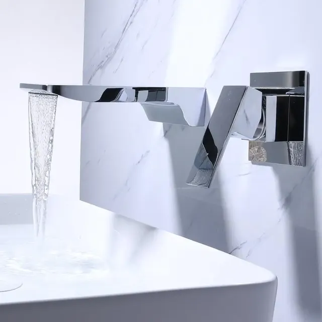 BAKALA robinet mitigeur de lavabo cascade de salle de… – vue 3