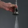Pommeau douchette extractible ergonomique conique chromé… – vue 5
