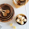 Filles rond en bois pour salade de fruits – vue 2