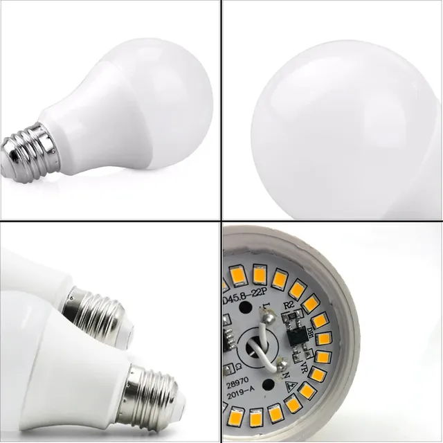 Ampoule LED lampes E27 ampoule AC220V 240V puissance… – vue 6