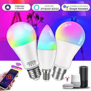 Ampoule WiFi intelligente Alice lampe Alexa commande vocale E27 18W…