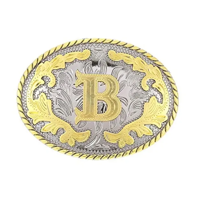 Forme narlettre ABCD-Z Western Cirboy boucle de ceinture… – vue 4