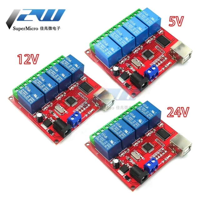 Commutateur de commande de relais USB 5V 12V 24V – vue 3