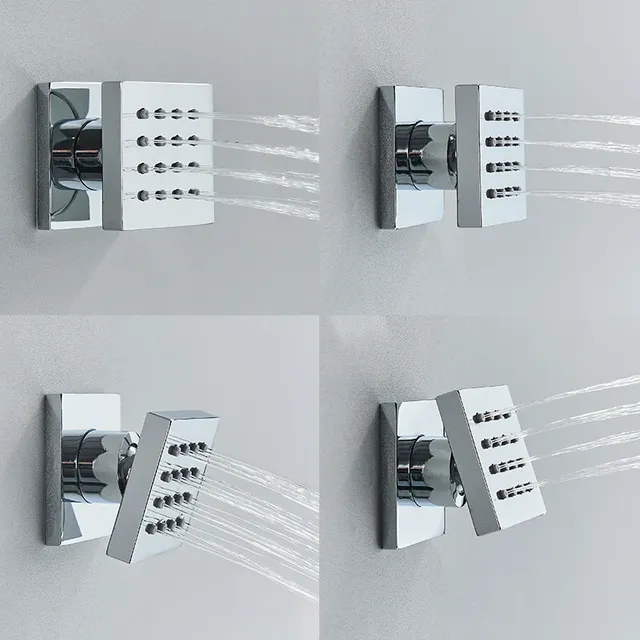 En laiton 4/6pcs Douche Corps Massage Jets Bain SPA Jets… – vue 2