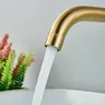 Quyanre robinet de lavabo en or brossé – vue 5
