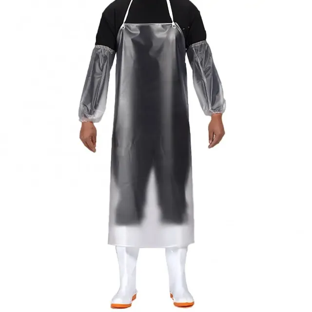 Tablier imperméable Transparent PVC tablier cuisine… – vue 3