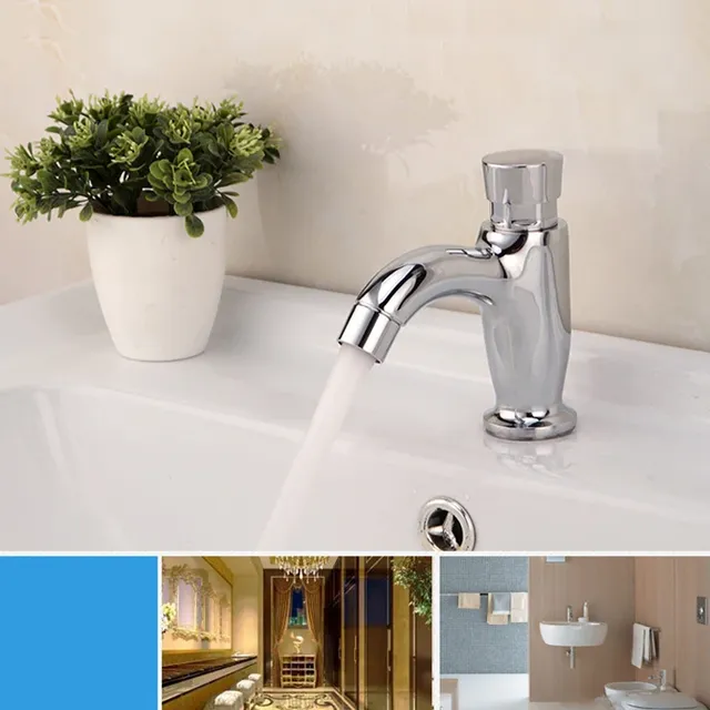 Robinet poussoir temporisé fermeture automatique eau… – vue 2