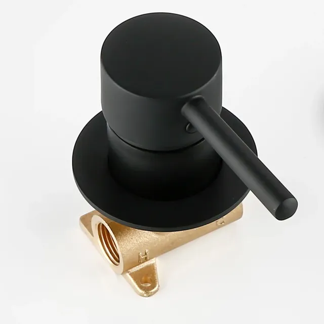 Robinet de lavabo à poignée unique en bronze support de… – vue 3