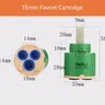 Cartouche robinet céramique durable fiable 35mm 40mm… – vue 2