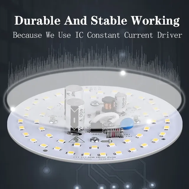 Ampoule LED Haute Puissance E27 220V Globe Opalin Rond… – vue 2